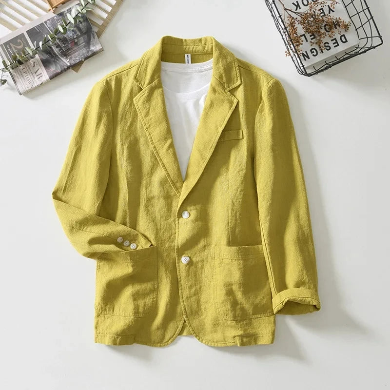 Men's Cotton Linen Shirt