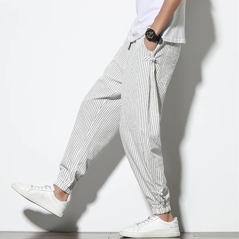 Striped harem Pants