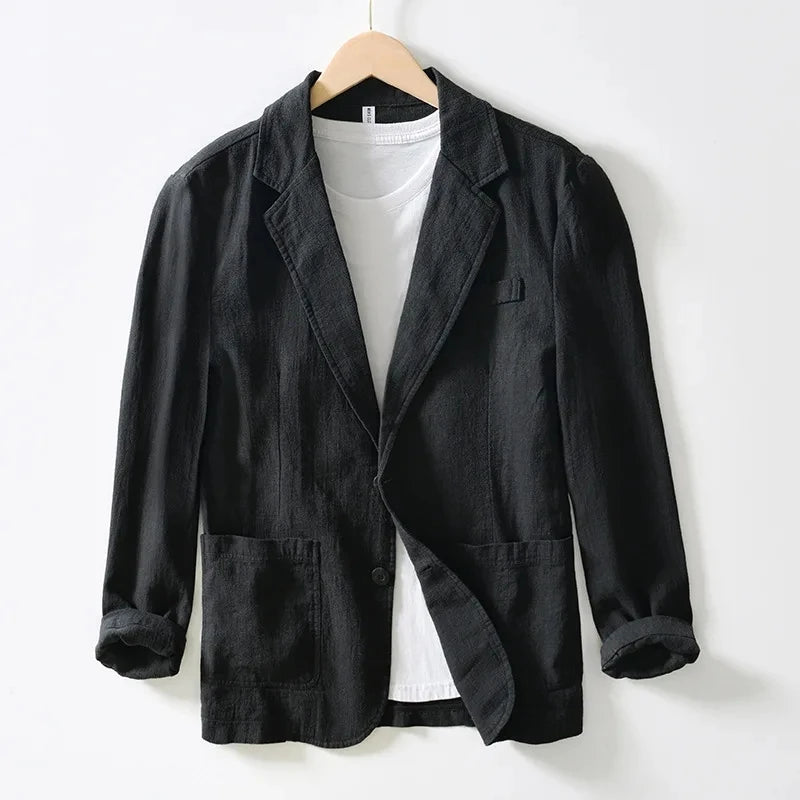 Men's Cotton Linen Shirt
