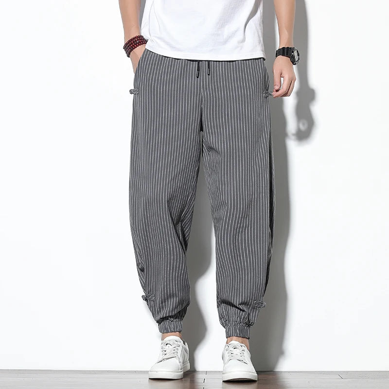 Striped harem Pants