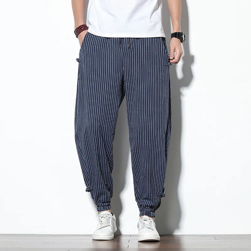 Striped harem Pants