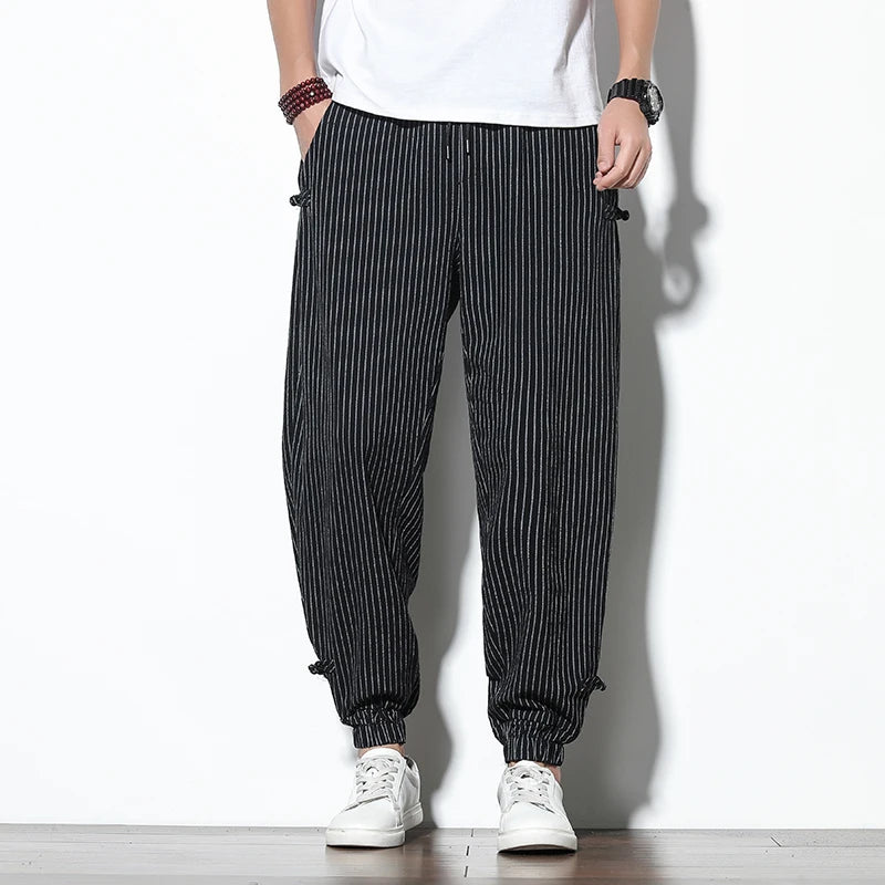 Striped harem Pants