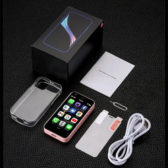 Mini iPhone Small Pocket Cellphone(64GB Storage + 3GB RAM)