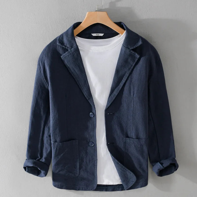Linen Blazer Men's