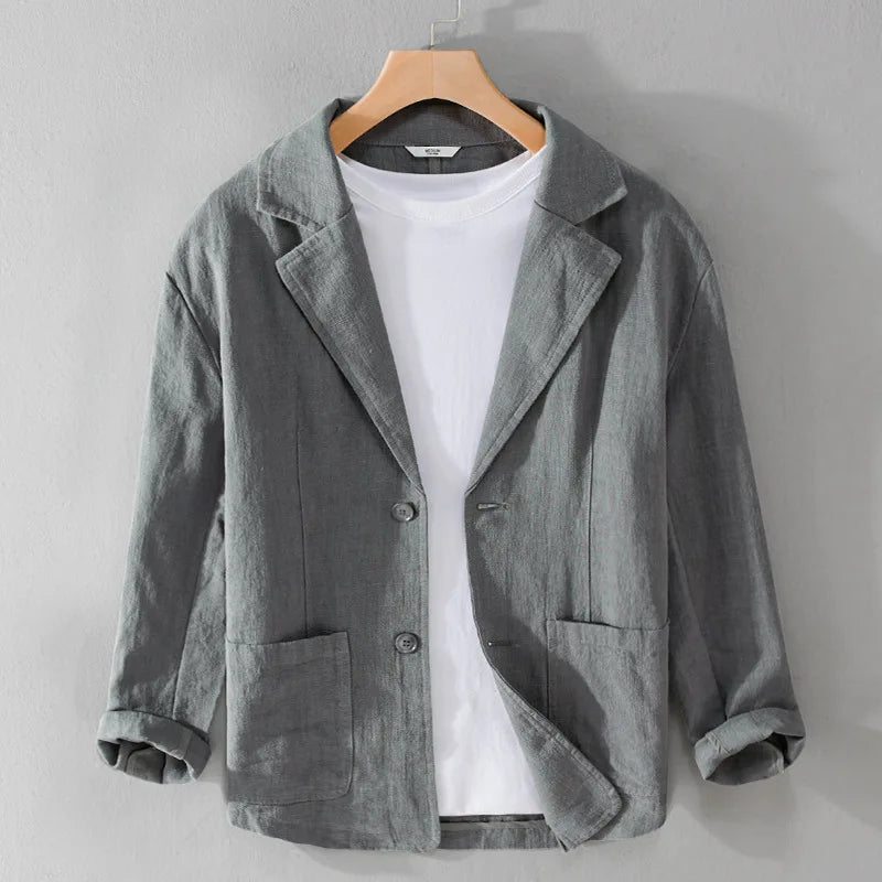 Linen Blazer Men's