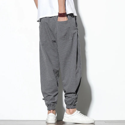 Striped harem Pants