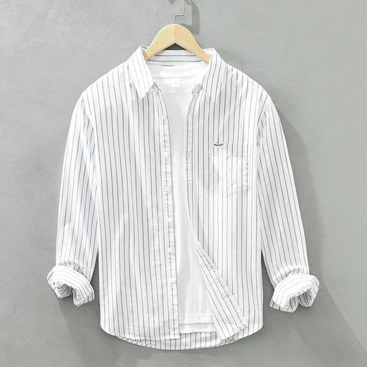 Green Striped Shirt