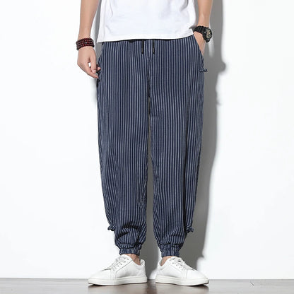 Striped harem Pants