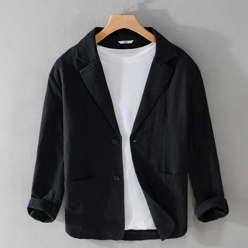 Linen Blazer Men's