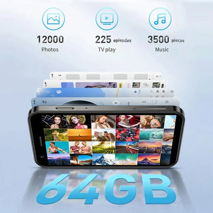 Mini iPhone Small Pocket Cellphone(64GB Storage + 3GB RAM)
