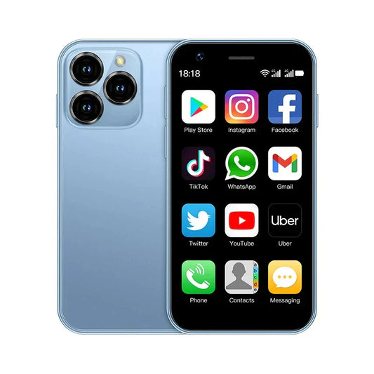 Mini iPhone Small Pocket Cellphone(64GB Storage + 3GB RAM)